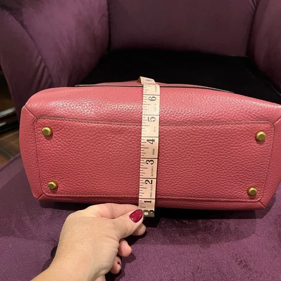 COACH Pebbled Leather Tabby Medium Size - Picture 2 of 13